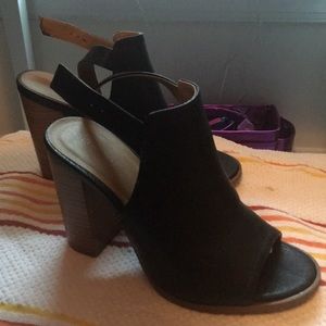 Open toe Covington  booties size 5.5